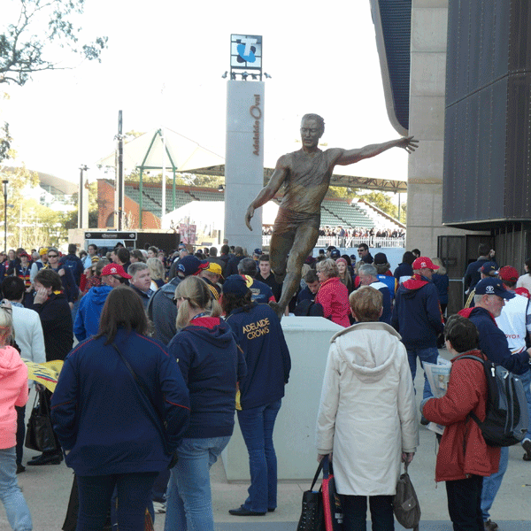 Malcolm Blight statue, Adelaide oval