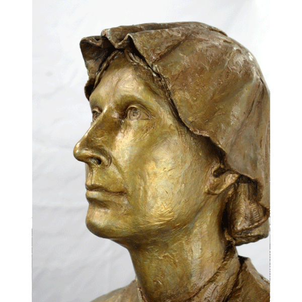 St Elizabeth Seton, bronze M.Judge