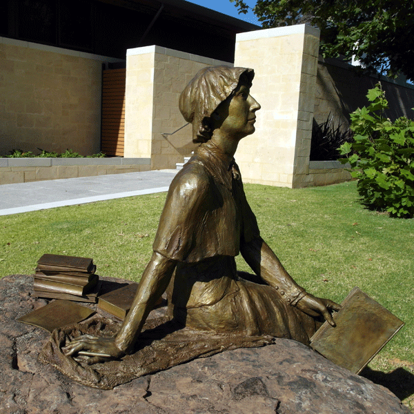 St Elizabeth Seton, bronze M.Judge